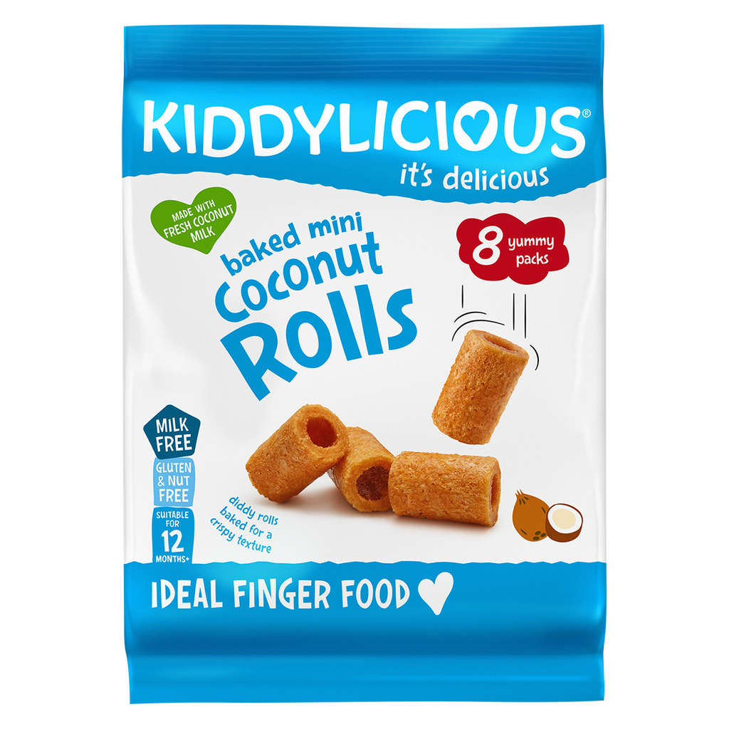 Kiddylicious Mini Coconut Rolls Original 54,4g (8 x 6.8g)