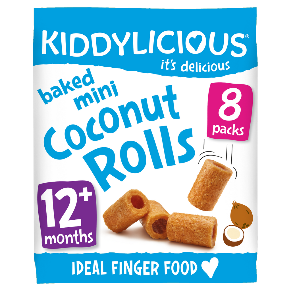 Kiddylicious Mini Coconut Rolls Original 54,4g (8 x 6.8g)