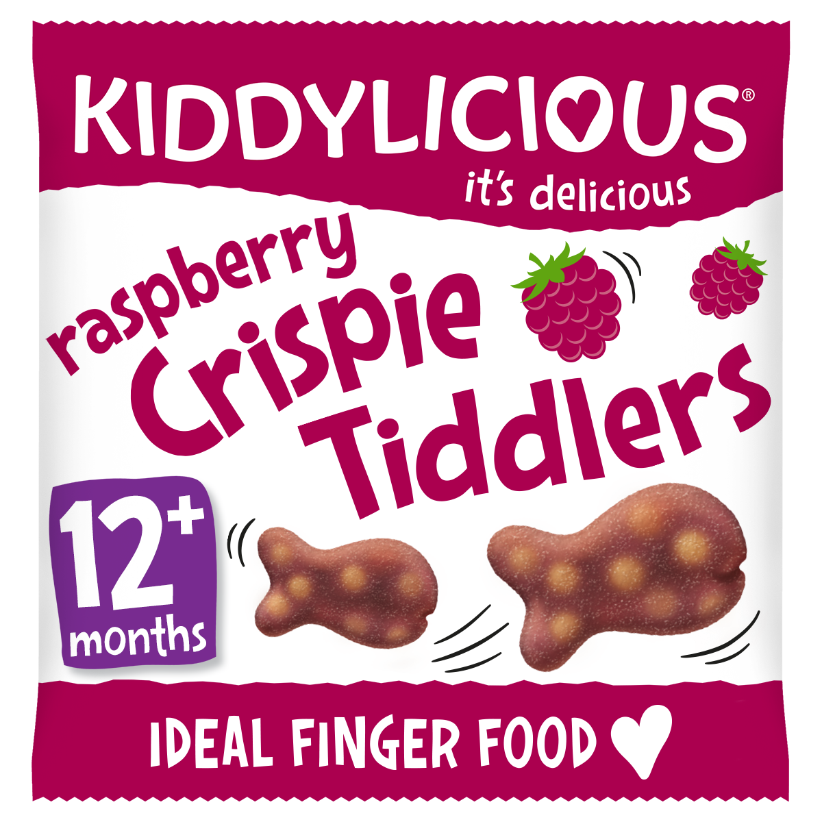 Kiddylicious Tiddlers Raspberry 12g