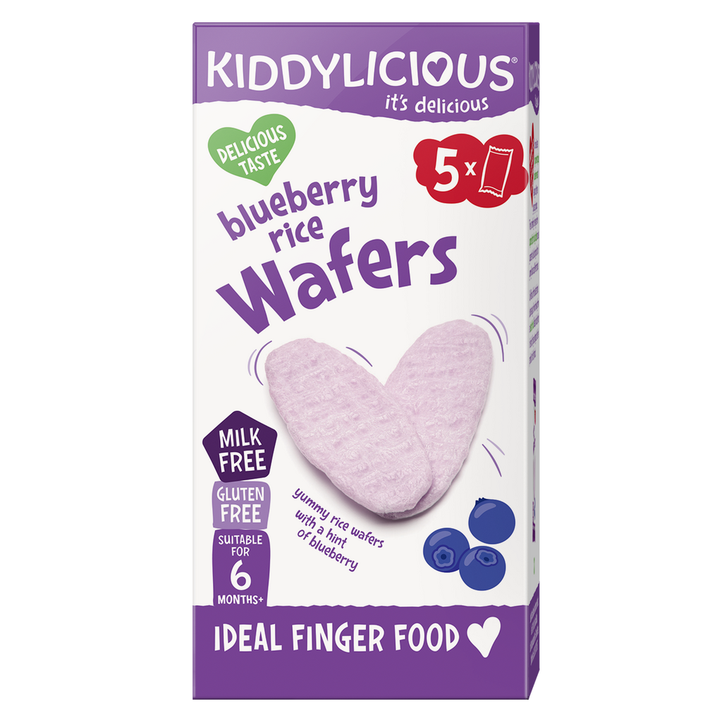 Kiddylicious Mini Wafers - Blueberry 20g (5x4g)