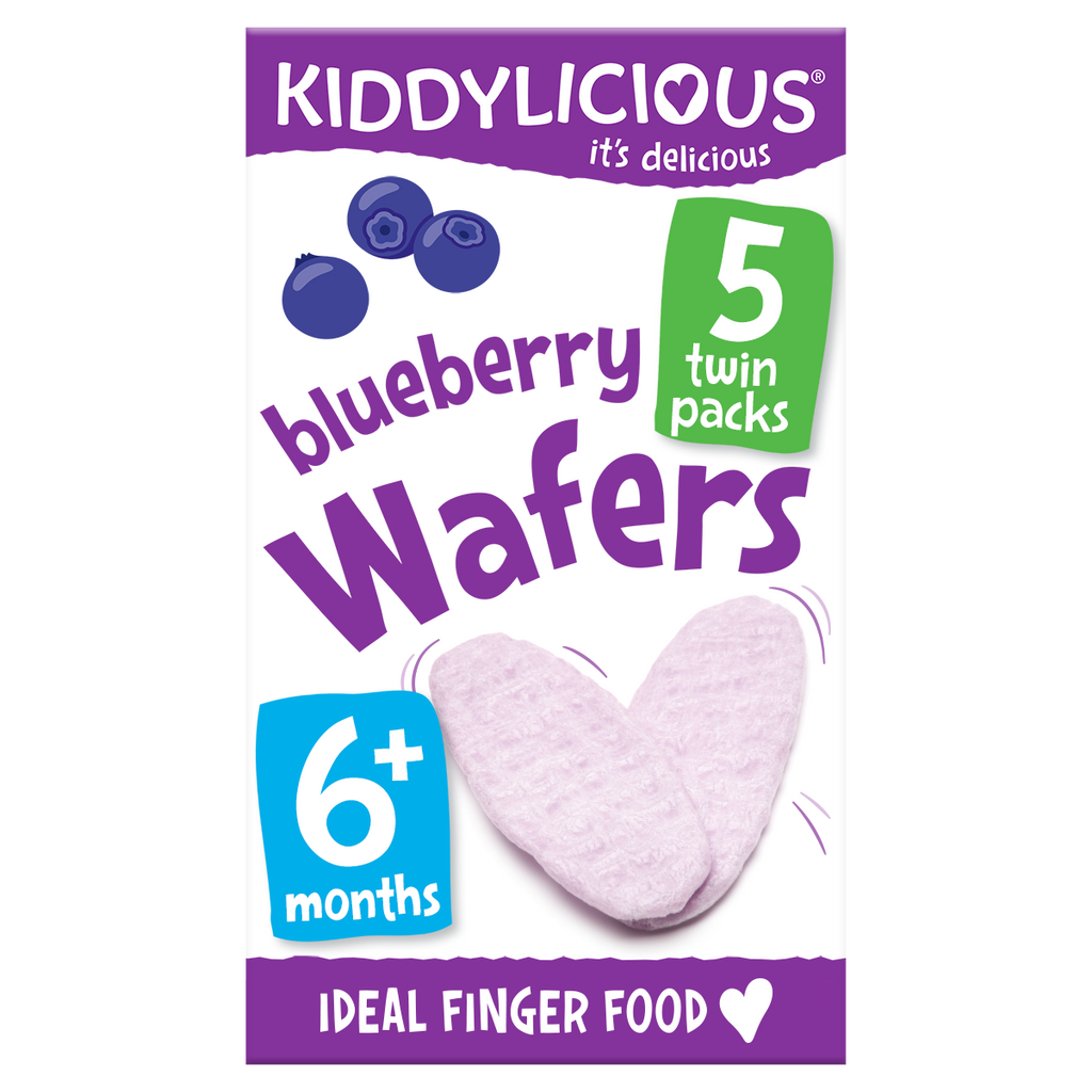 Kiddylicious Mini Wafers - Blueberry 20g (5x4g)