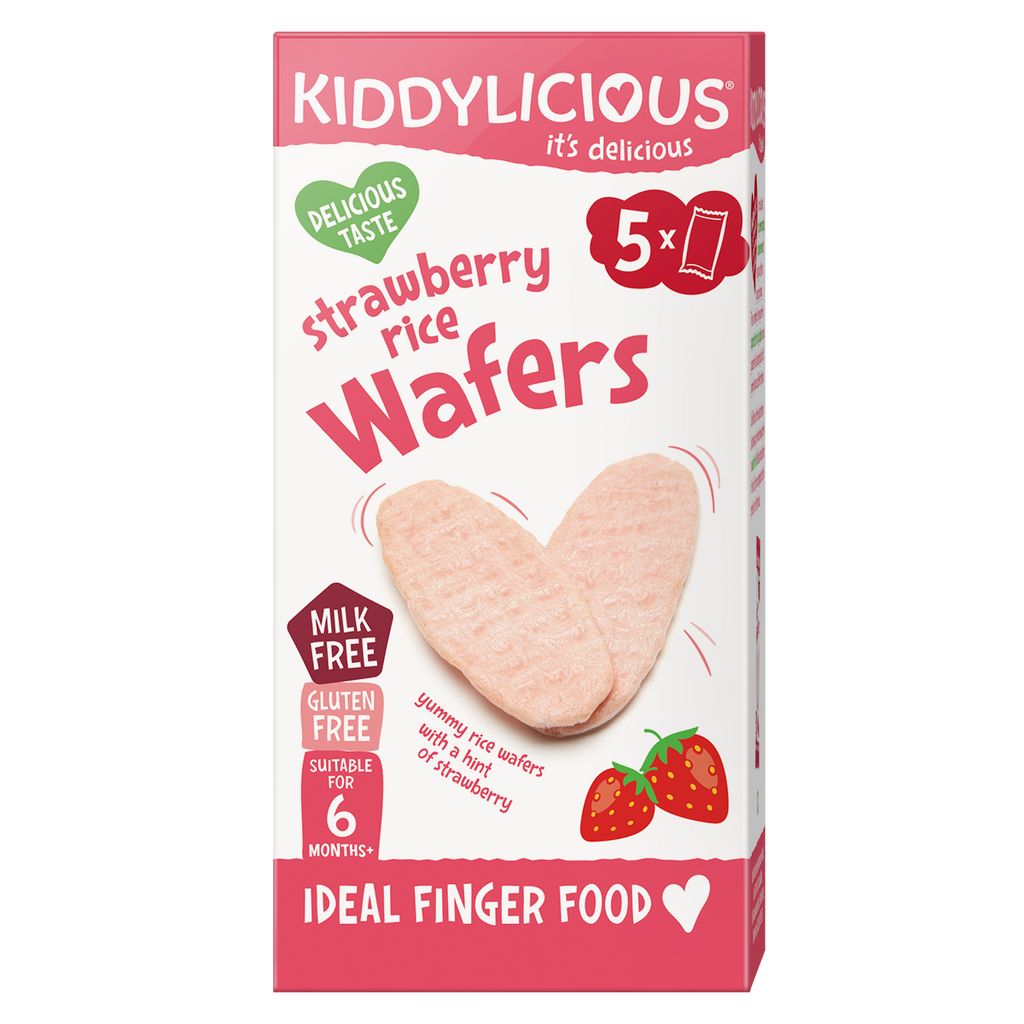 Kiddylicious Mini Wafers Strawberry 20g (5x4g)