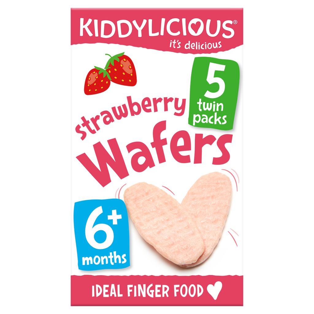 Kiddylicious Mini Wafers Strawberry 20g (5x4g)