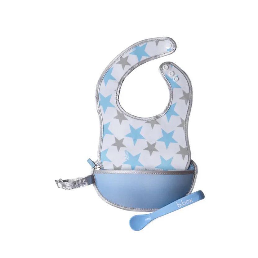 Travel Bib & Spoon Set