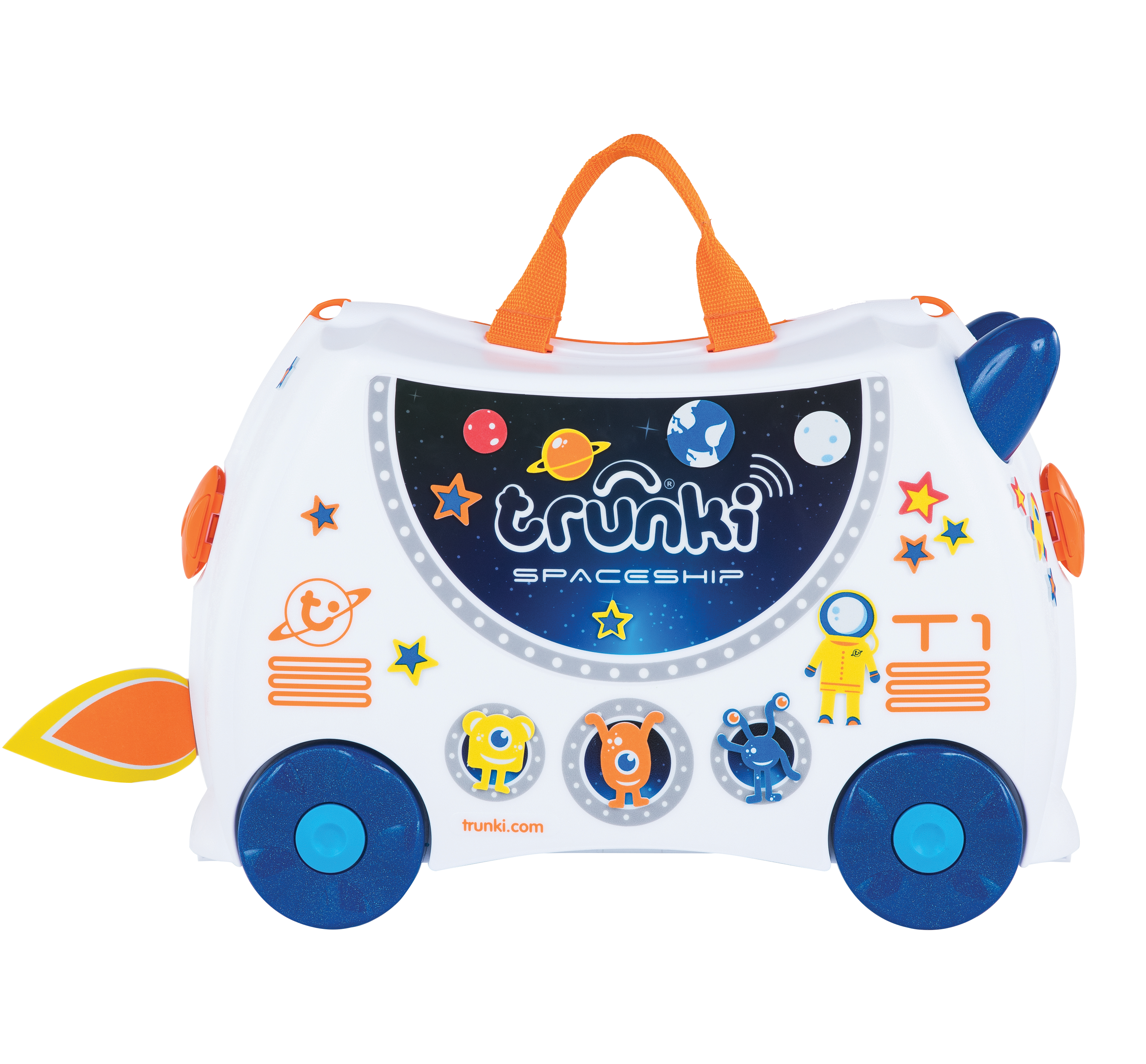 Trunki Ride-On Kids Suitcase - Skye Spaceship