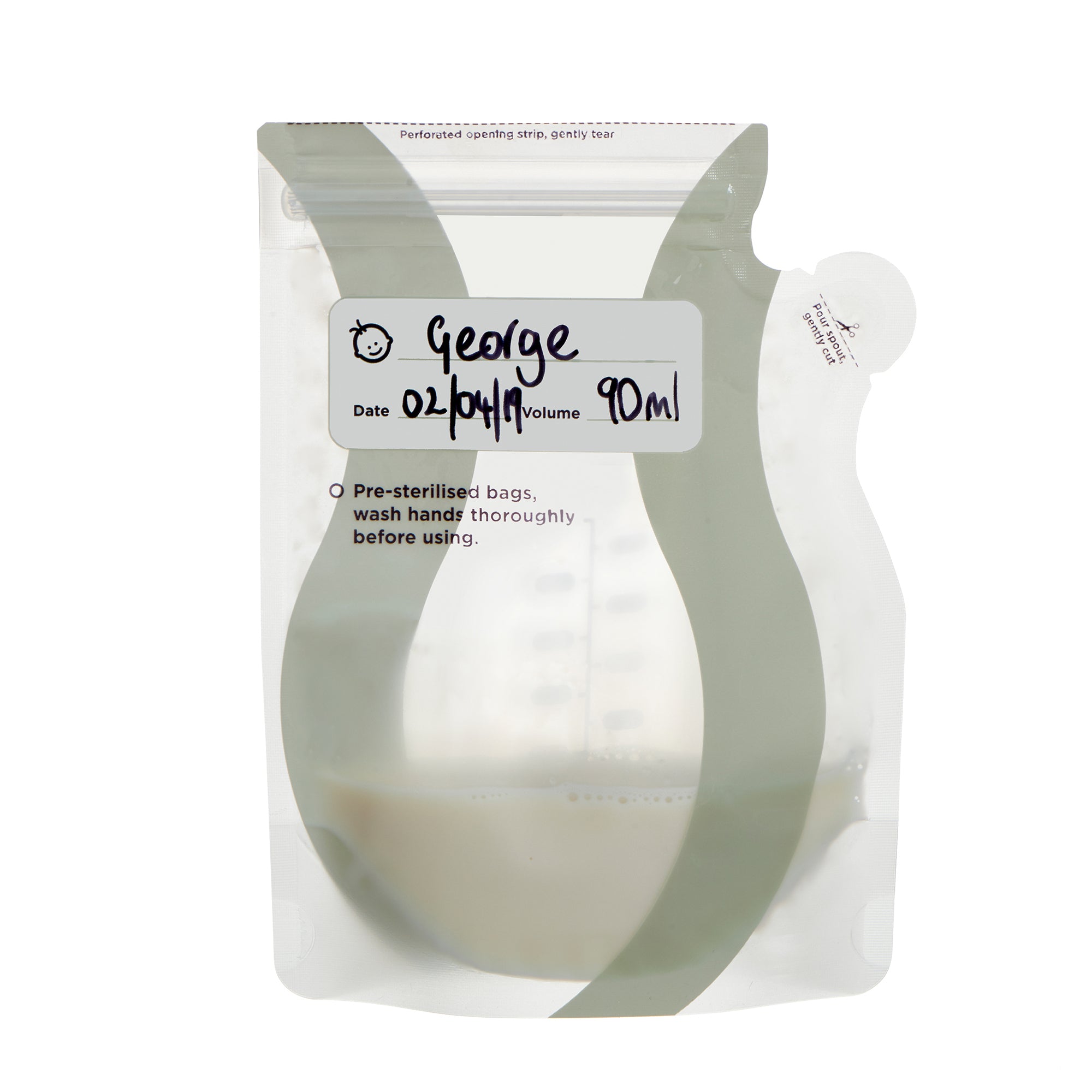 Easy Pour Breast Milk Storage Bags