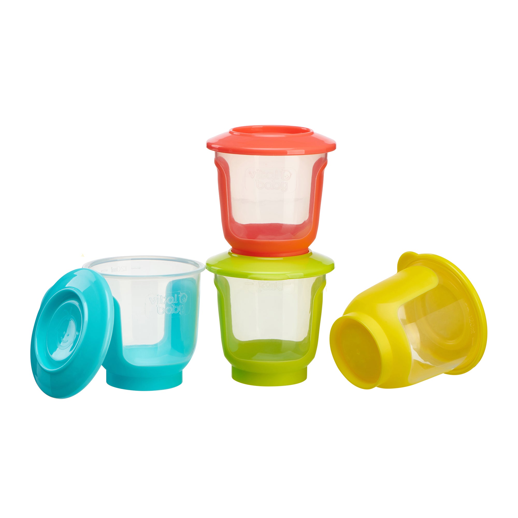 NOURISH Store & Wean Pots 120ml - 4pk