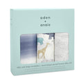 A+A Silky Soft Bamboo Muslin Swaddle - 3pk - Soft Expedition