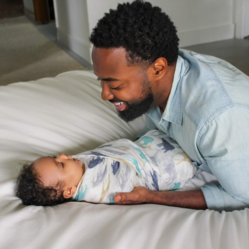 A+A Silky Soft Bamboo Muslin Swaddle - 3pk - Soft Expedition